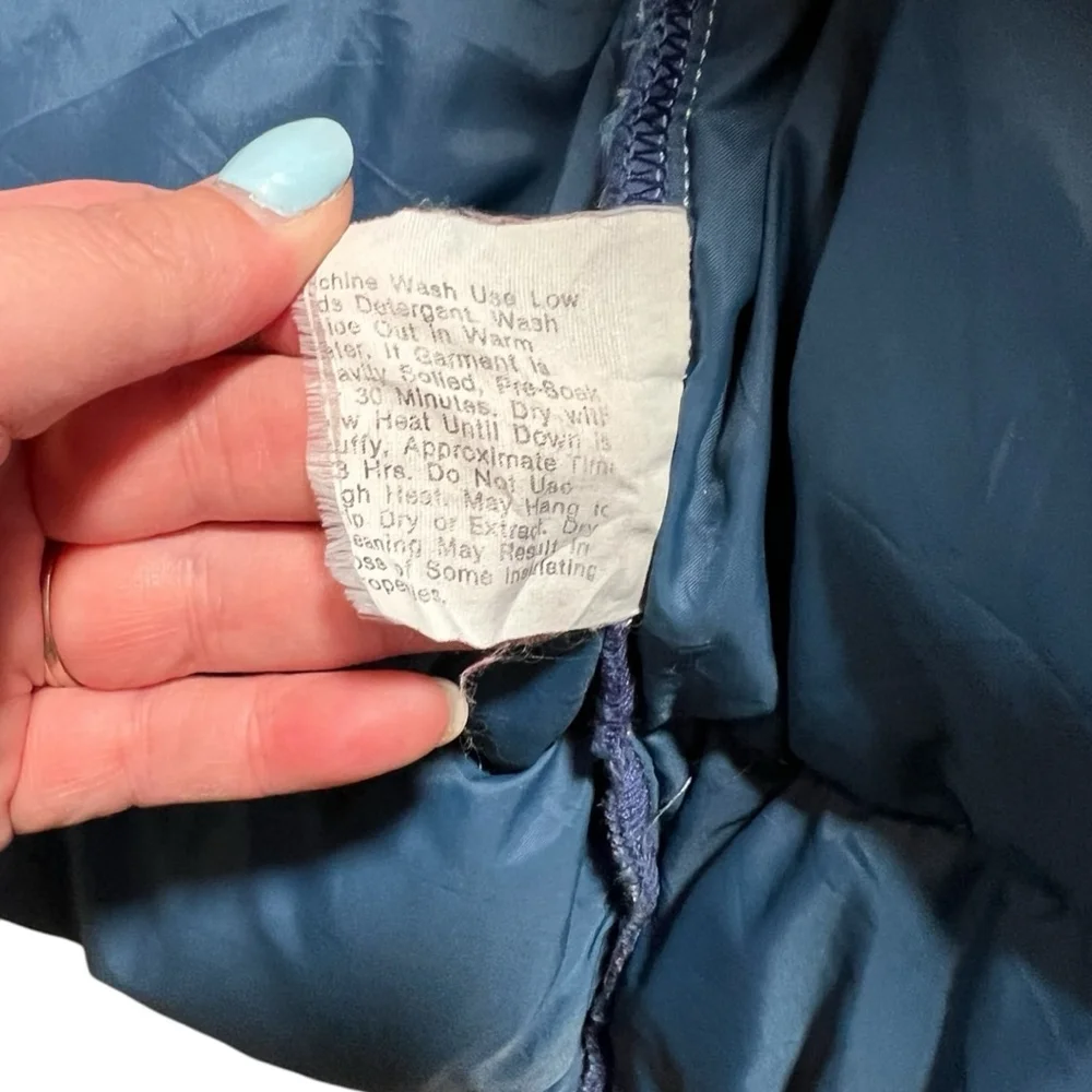 Vintage 1980s Down Filled Puffy Vest sz S ~ Pacific Trail USA Made - Picture 10 of 11